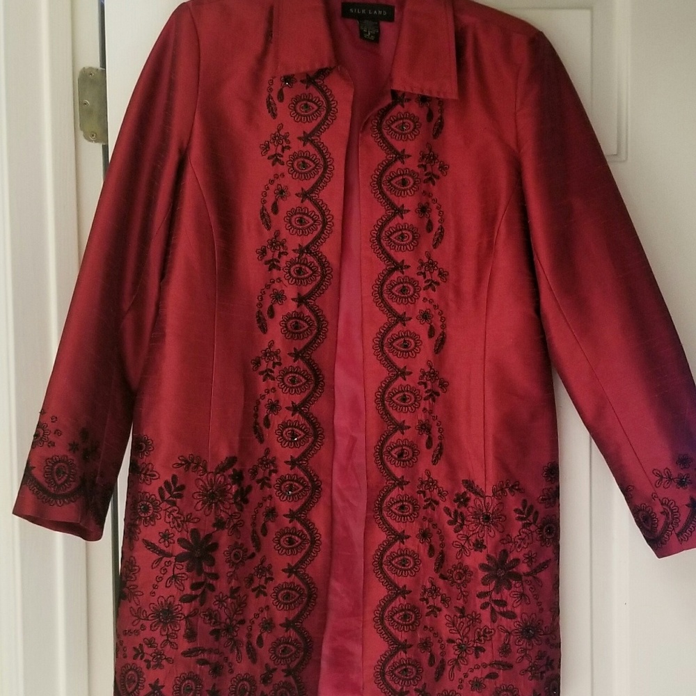 silk jacket